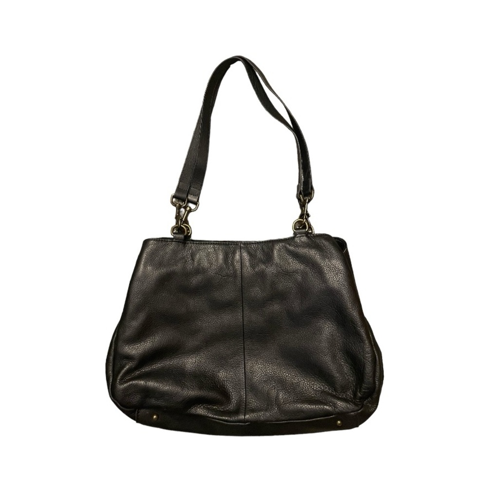 American Leather company Black Leather Shoulder Bag - Picture 2 of 5